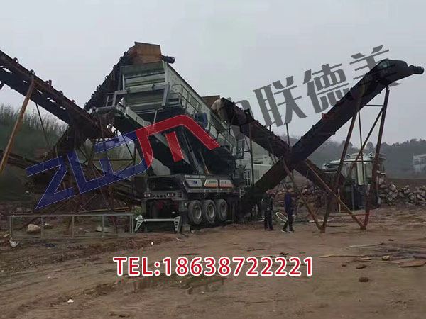 四川砂石移動破碎站廠家