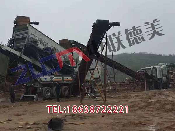福建履帶式移動破碎站多少錢
